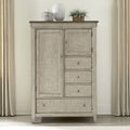 Weathered Linen Door Chest