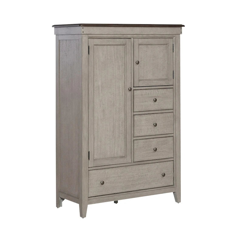 Weathered Linen Door Chest