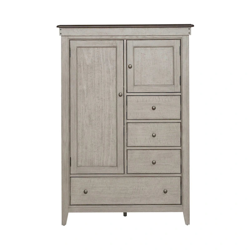 Weathered Linen Door Chest