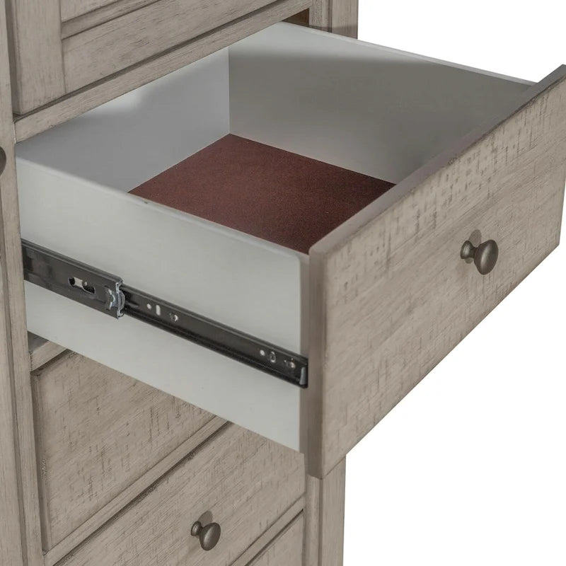 Weathered Linen Door Chest
