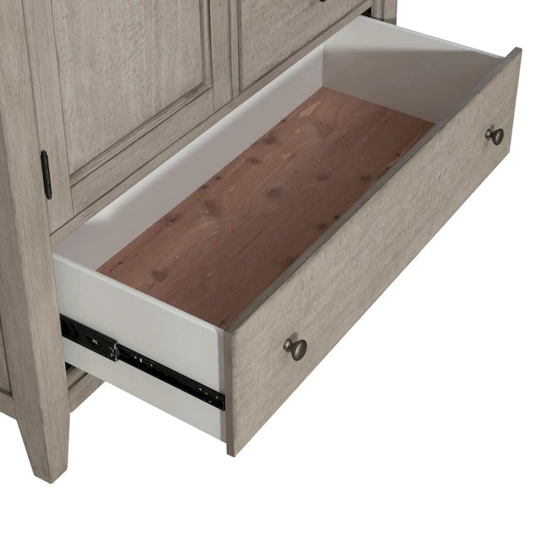 Weathered Linen Door Chest