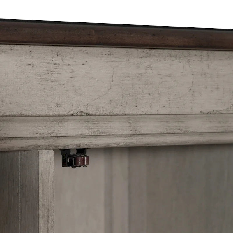 Weathered Linen Door Chest