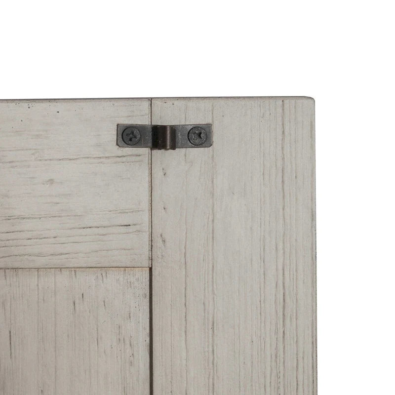 Weathered Linen Door Chest