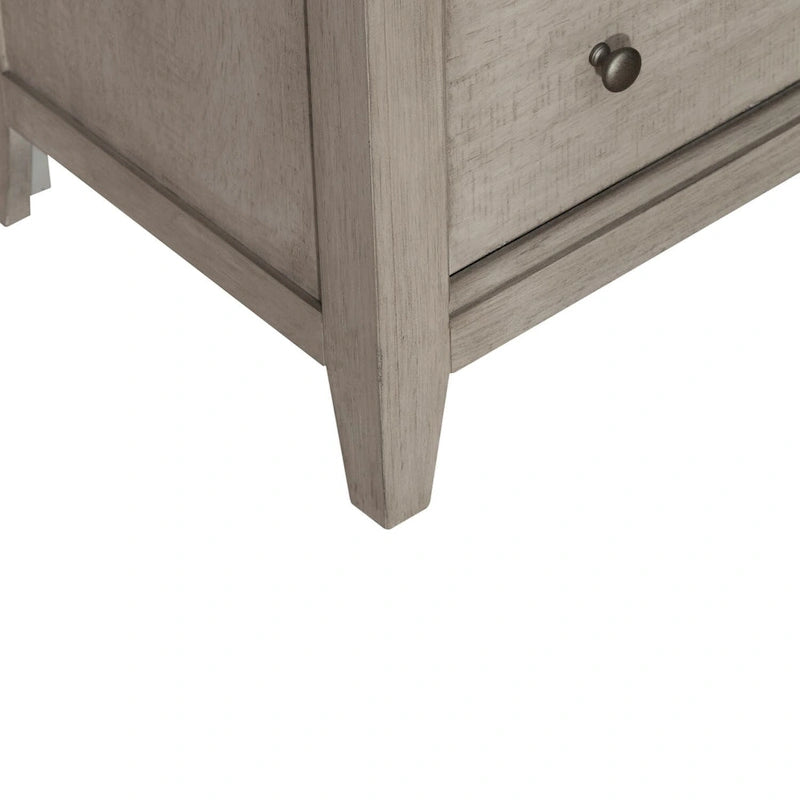 Weathered Linen Door Chest