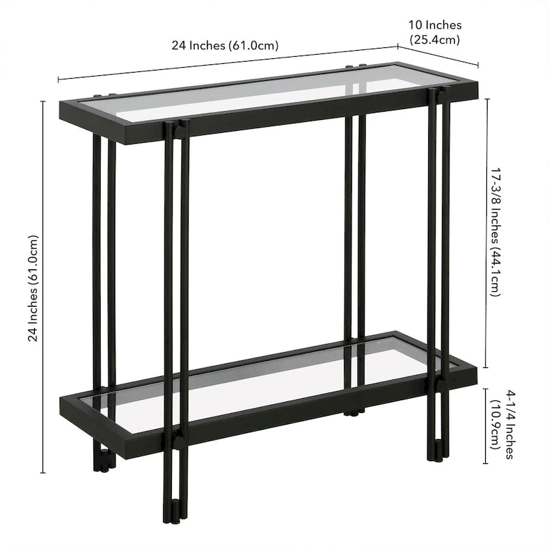 24-Inch Wide Rectangular Side Table