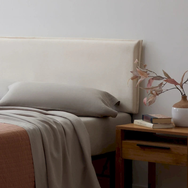 Adjustable Upholstered Pillow Headboard