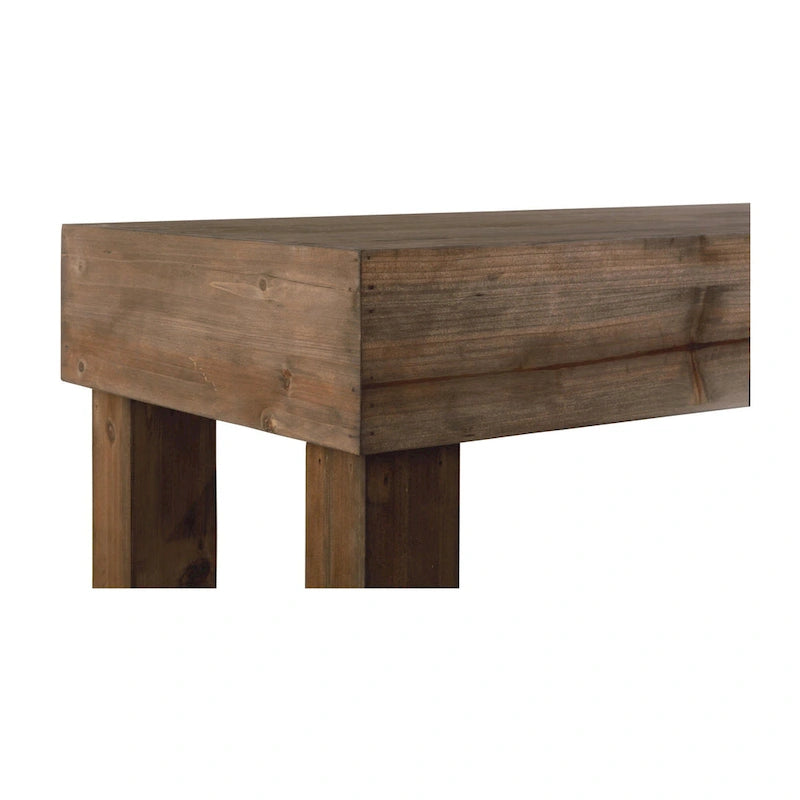 Fir Wood Console Table, 31 or 39.5 in. High
