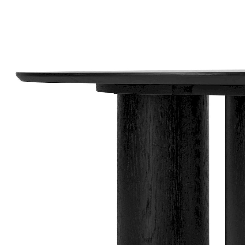 Ronde salontafel met voet, 40 inch
