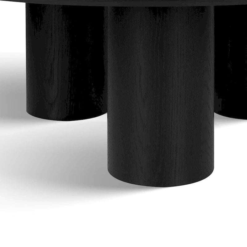 Ronde salontafel met voet, 40 inch