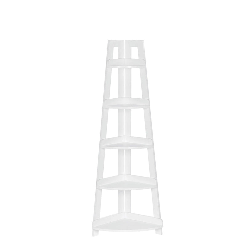 5-Tier Corner Ladder Shelf for Display and Storage